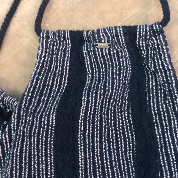 SOLD Rip Curl Small Sea Dive Navy Romper Tassels - Picture 7 of 8